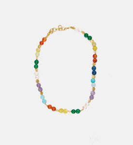 Rainbow Precious Stones Necklace
