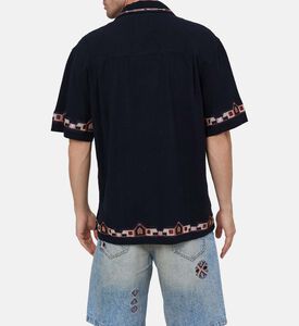 Zao Cotton Short-sleeve Embroidered Shirt Zao Cotton Short-sleeve Embroidered Shirt