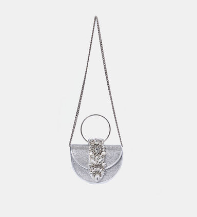 Mini Brigitte Crystal Embellished Bag