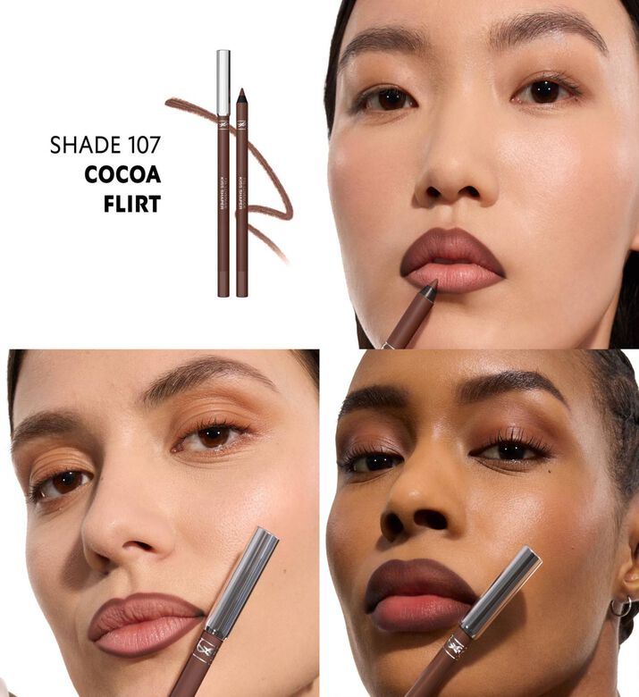 Yves Saint Laurent Lip Liner Ysl Lovenude, 107-cocoa-flirt, Packshot View