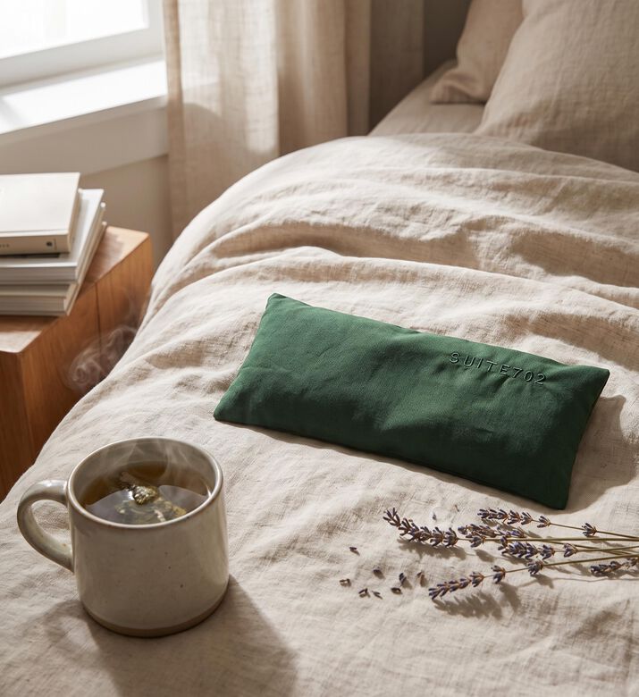 Suite702 Organic Cotton Aroma Eye Pillow, Green, Packshot View