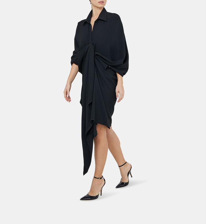 Poplin Asymmetric Shirt Dress Poplin Asymmetric Shirt Dress
