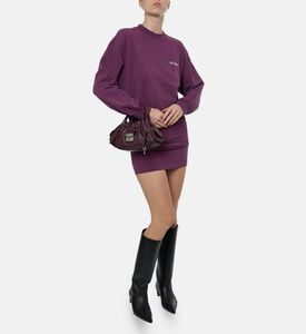 The Attico Embroidered Long-sleeve Mini Dress, Model View