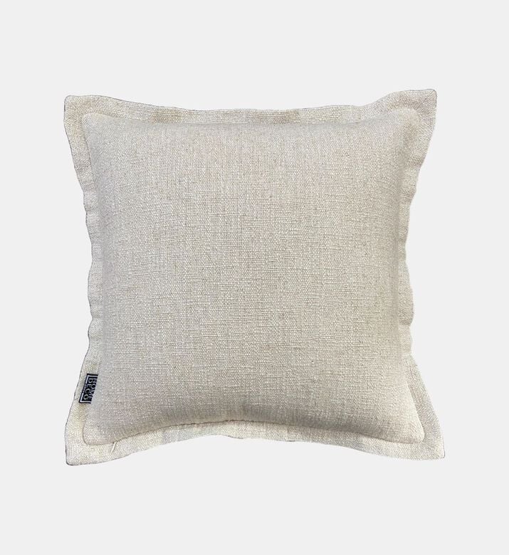 Home Deco and More Carpi Flange Two-tone Cushion, Off-white, Packshot View Home Deco and More Carpi Flange Two-tone Cushion, Off-white, Packshot View