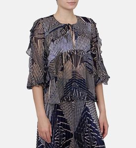 Angela Ruffle Detail Top