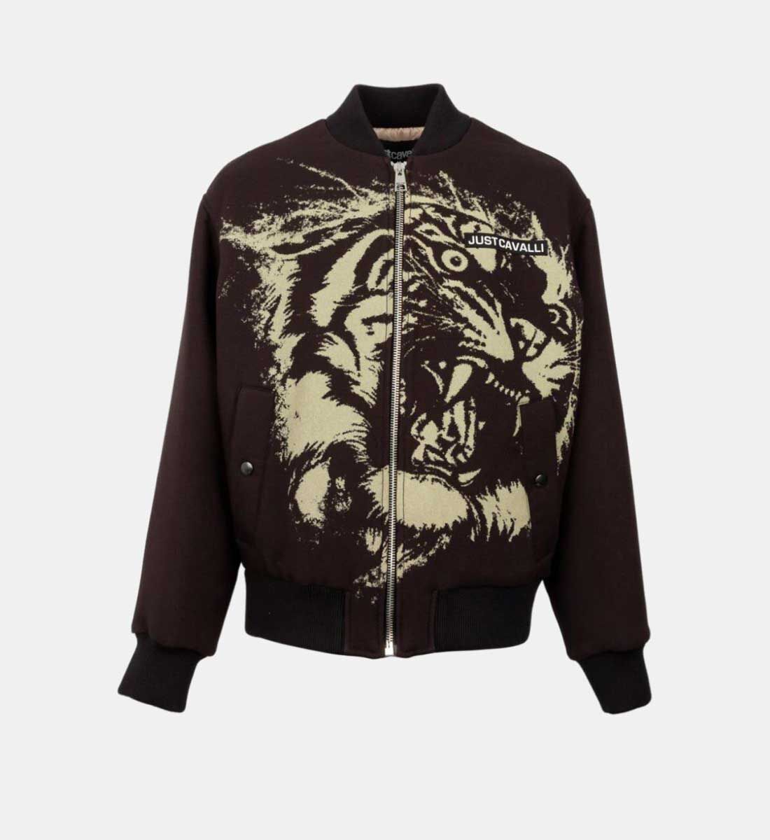 Tiger print bomber jacket hotsell