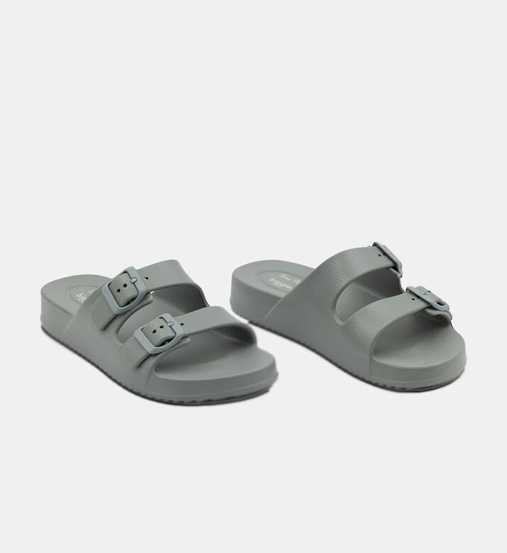 Toni Pons Creta Biggies Waterproof Rubber Flat Sandals, Light-green, Eu-36, Packshot View