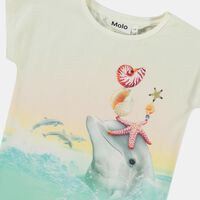 Ragnhilde Dolphins-print T-shirt