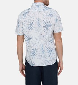 قميص بنقشة أوراق شجر على كامله