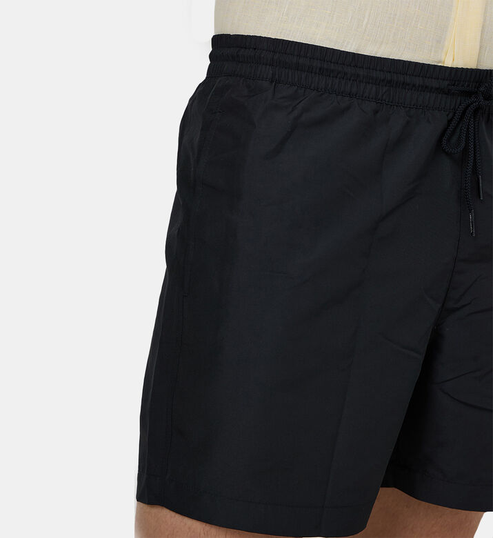 Elastic Waistband Swim Shorts