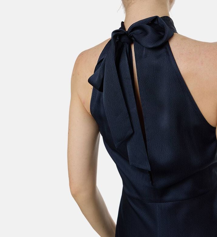 Samsoe Halter Neck Midi Dress, Model View Samsoe Halter Neck Midi Dress, Model View