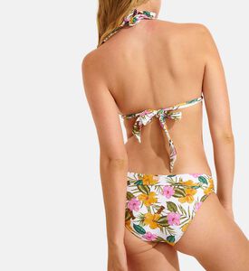 Tropical Print Bikini Top