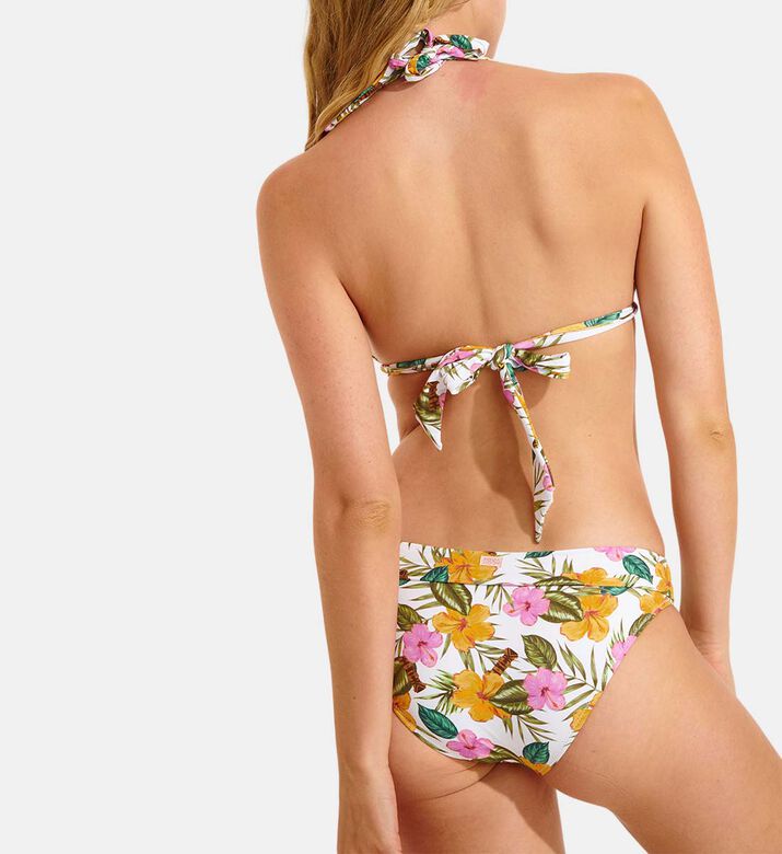 Tropical Print Bikini Top