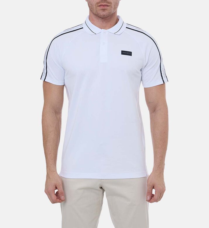 Striped Short-sleeve Polo Shirt