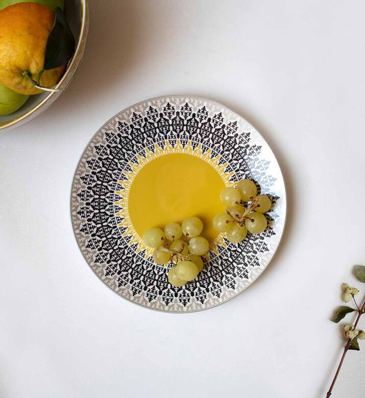 طقم صحون بورسلين سفرة 4 قطع طقم صحون بورسلين سفرة 4 قطع