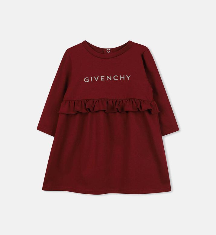 Ruffled Waist Jersey Dress