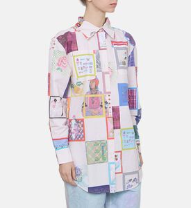Mosaic Big Check-print Shirt