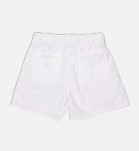 شورت غير رسمي بحزام خصر مطاطي