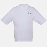 Cotton Chest Logo Crewneck T-shirt