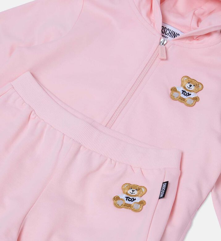 Teddy Bear-patch Tracksuit Set Teddy Bear-patch Tracksuit Set