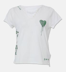 Zadig et Voltaire Heart-embellished T-shirt, Packshot View