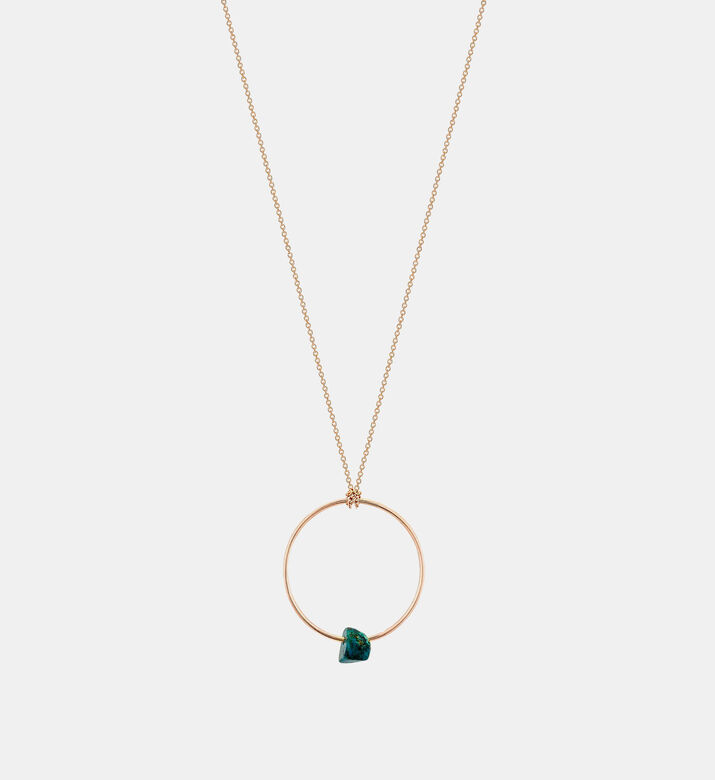 Baby Jala Circle Chai Necklace 18k