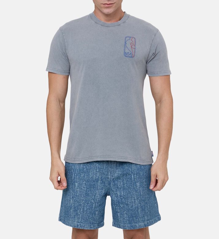 Patureau Nba Logo-embroidery T-shirt