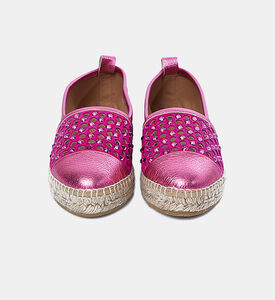 حذاء إسبادريل قنب بأحجار الراين