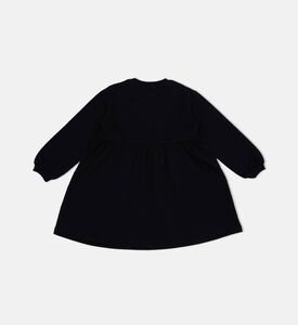 Teddy Bear-print Logo-print Long-sleeve Dress Teddy Bear-print Logo-print Long-sleeve Dress