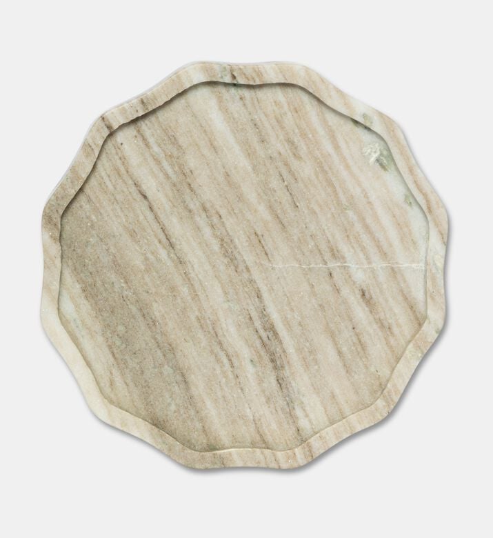 Home Deco and More Gia Polished Marble Cake Stand, Packshot View