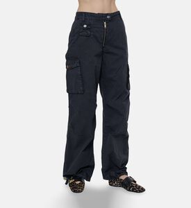 Ganni Multi-pockets Regular-fit Crago Pants, Model View