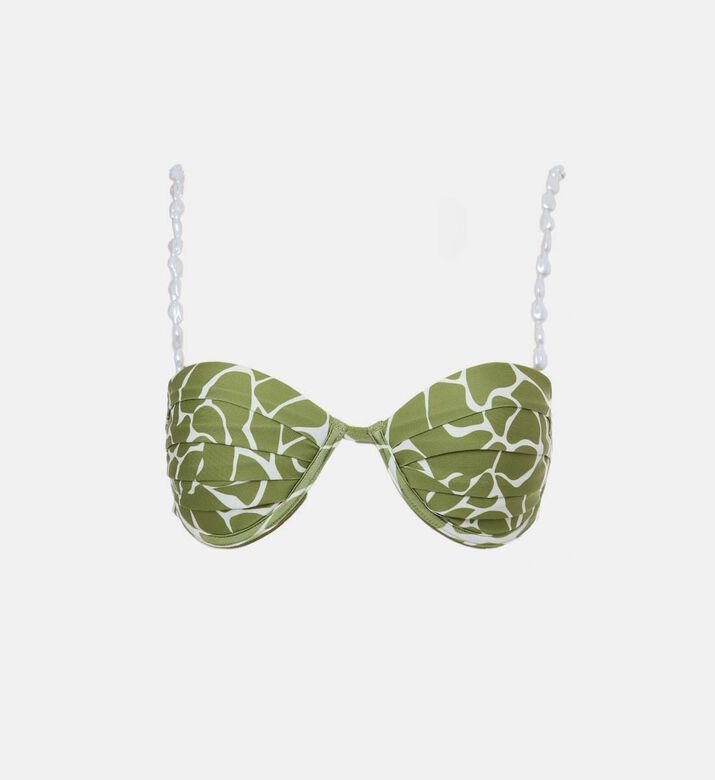 Printed Underwire Bikini Top
