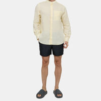 Elastic Waistband Swim Shorts