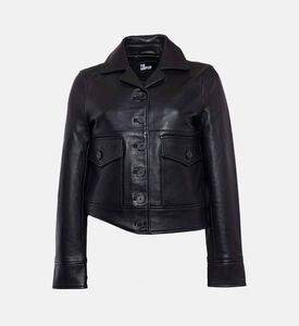 The Kooples Flap Pockets Cropped Jacket, Packshot View
