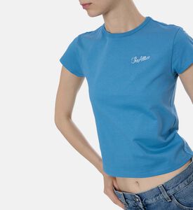 Embroidered Crewneck Short-sleeve T-shirt Embroidered Crewneck Short-sleeve T-shirt