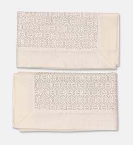 Philipp Plein Hexagon Design Bed Set, Ivory, 220x240-cm, Packshot View