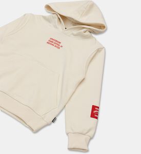 Sprayground Graphic Shark Regular Hoodie, Ivory, 8y, Packshot View