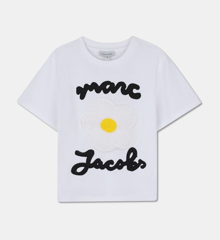Marc Jacobs Ts Iconicaisy, White, 8y, Packshot View