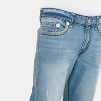 Classic-cut 5-pockets Denim Pants