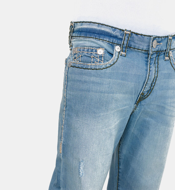 Classic-cut 5-pockets Denim Pants