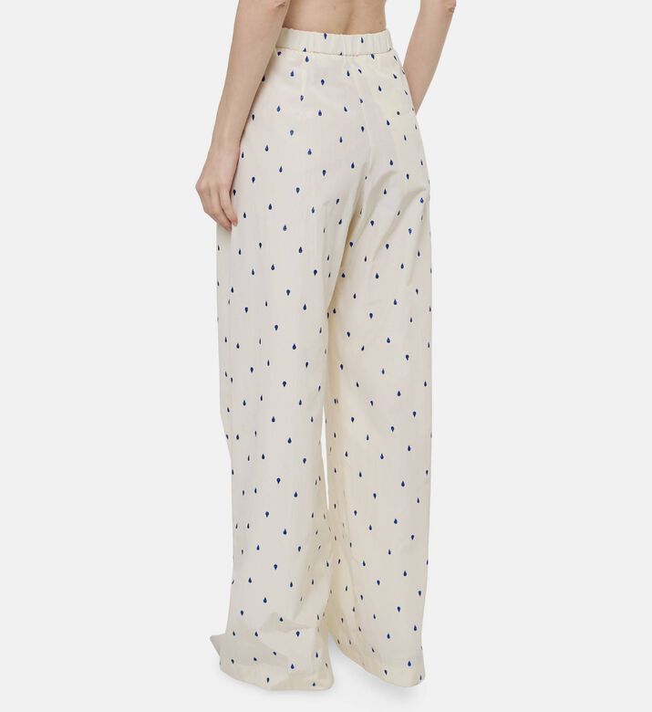 Forte-Forte Polka-dot Wide-leg Pants, Model View