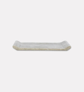 Home Deco and More Troy Polished Marble Tray, Packshot View