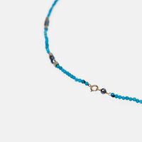 Druzzy Turquoise Evil-eye Charm Necklace