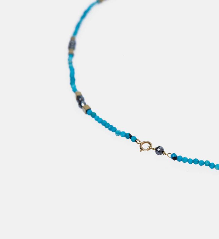 Druzzy Turquoise Evil-eye Charm Necklace
