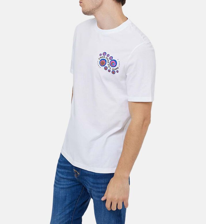 الموسيقى الفنية المطبوعة تي شيرت