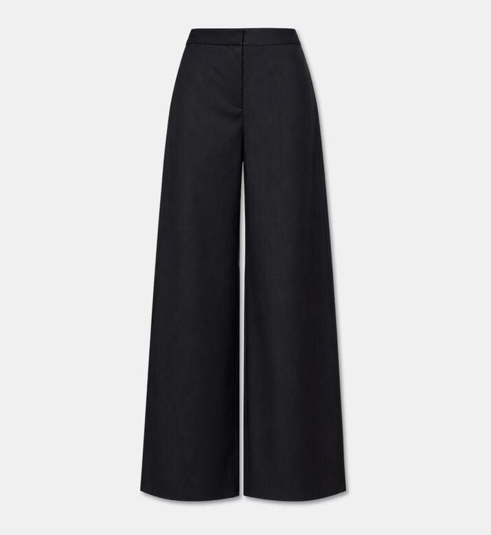 Samsoe Wool Blend Wide-leg Trousers, Packshot View