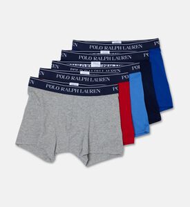 Ralph Lauren Cotton 5-pack Classic Stretch Trunks, Packshot View