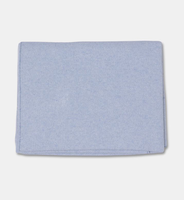 My First Collection Signature Knit Baby Blanket, Azure, Packshot View