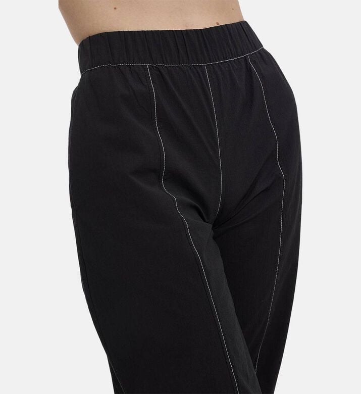 Ganni Elasticated Waistband Curve Pants, Model View Ganni Elasticated Waistband Curve Pants, Model View
