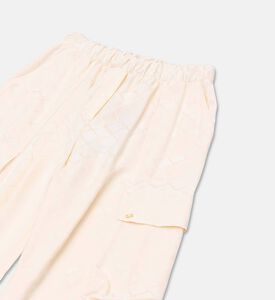 La Mia Bambina Pant, Ecru, 12.5y, Packshot View